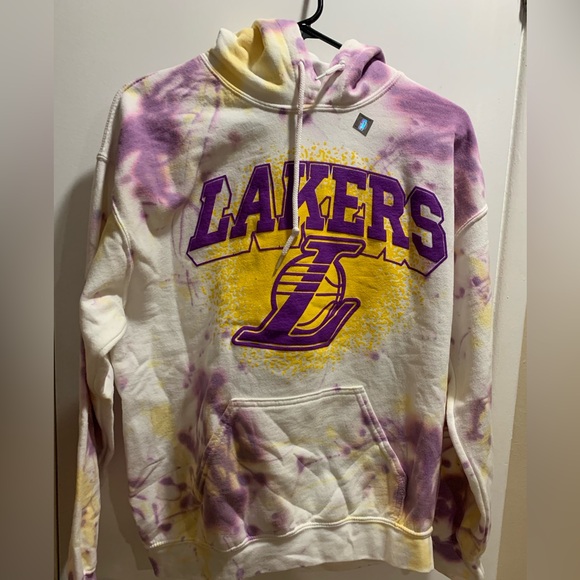 Junk Food Clothing Other - Lakers Los Angeles NBA Team Tie Dye Hoodie New Small